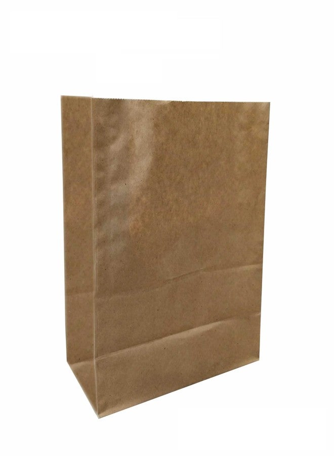 Omnipresent Pack Eco-friendly Brown Multi-purpose Paper Carry Bags, Pack of 50 Pcs For Grocery, Food Packing, Restaurant Take Away, Cloud Kitchen Delivery, Fruit & Vegetables, No Handles (12x9x5 inch) - Image 1